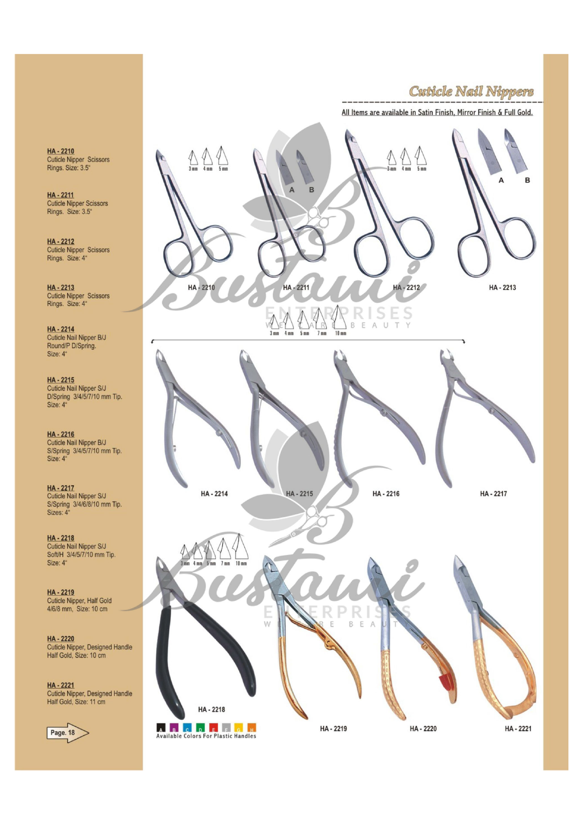 Cuticle Nail Nippers